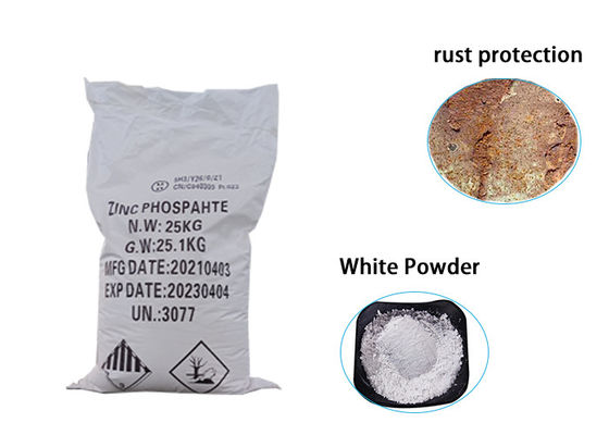 Medicine Grade Phosphate Zinc 99.9% 1000mesh , White Crystalline Powder Antirust Paint