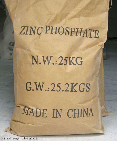 White Powder Zinc Phosphate Hydrate , Phosphoric Acid Rust Treatment