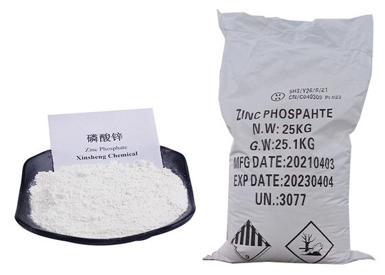 99.9% High Purity Zinc Phosphate Rust Resistance  White anti-rust pigment 7779-90-0