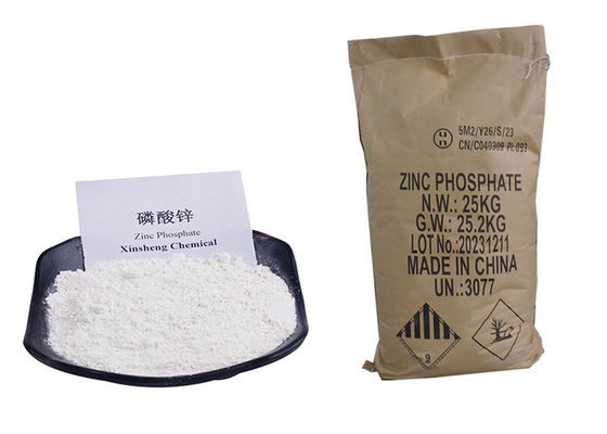 Industrial Zinc Hydrogen Phosphate Inorganic Pigments Zinc 50.5% For Oil Paint White Powder